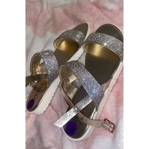 Guess Sandals Gold size 8.5